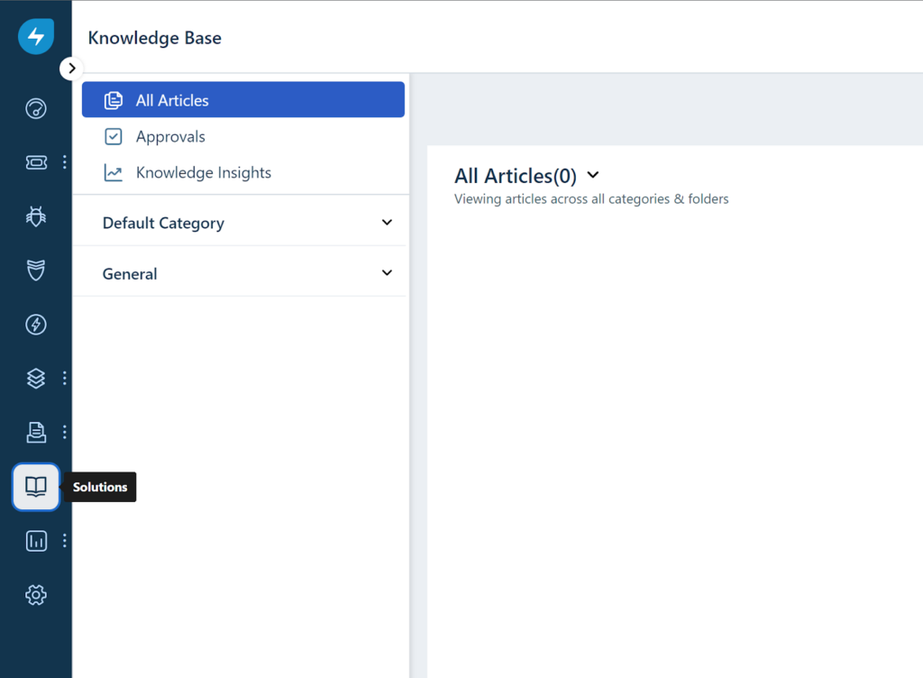 Freshservice knowledge base articles