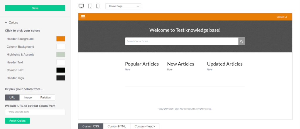 Choose the design of your knowledge base