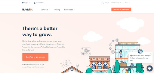 hubspot-homepage Hubspot service homepage